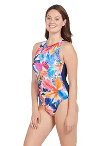 Display front view 3 of Product detail - Biarritz Hi Front One Piece Swimsuit BRRT