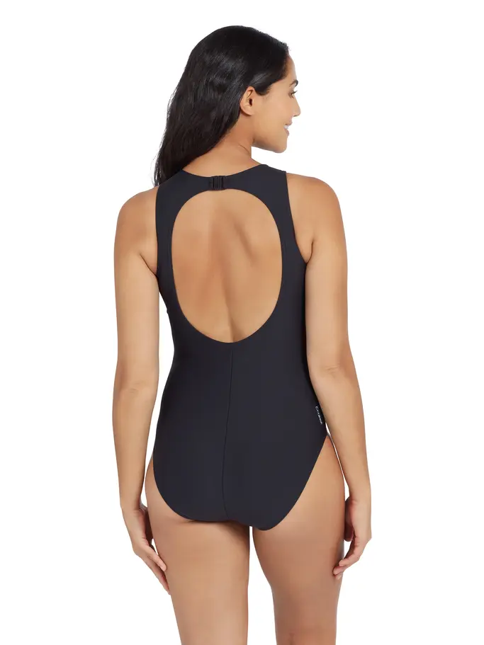 , voir image en taille réelle de la vue frontale de Product detail - Spring Blossom Hi Front One Piece sparkblue