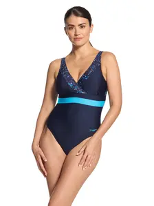 Display front view 1 of Product detail - Boronia Square Back One Piece Swimsuit BORO