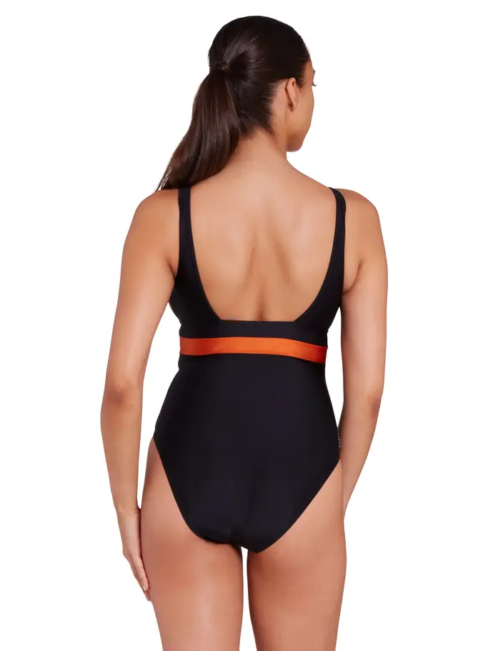 Sale, view full size image of Front view of Product detail - Dream Square Back Swimsuit DREA