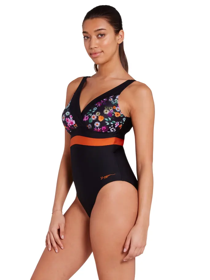 Sale, view full size image of Front view of Product detail - Dream Square Back Swimsuit DREA