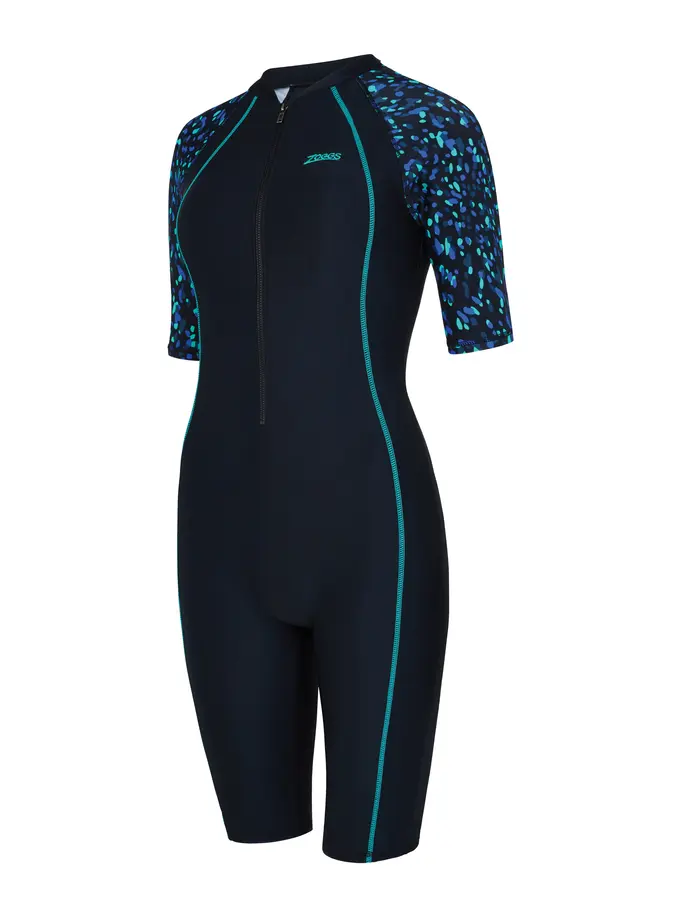 Sale, Ansicht Großes Bild der Vorderseite Product detail - KNEESUIT SLEEVE PRINT JEWE