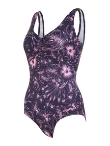 Display front view 5 of Product detail - Sunset Bloom Scoopback One Piece Swimsuit SNBL