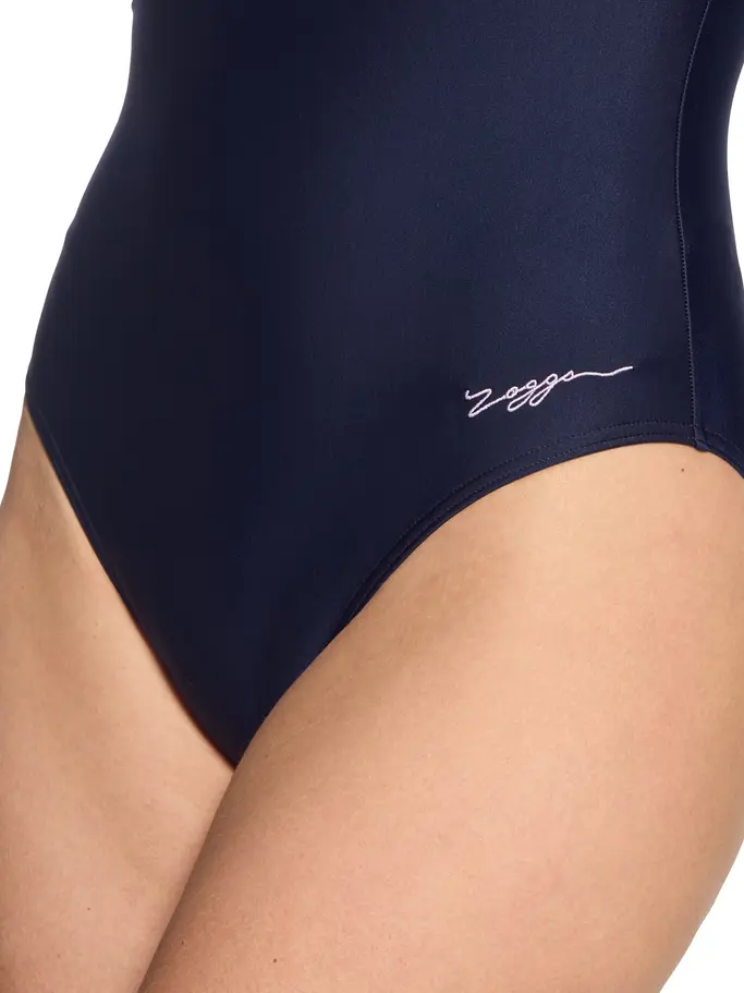 New, view full size image of Front view of Product detail - Zephyr Panel Crossback Swimsuit ZEPH