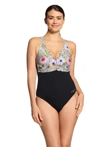 Display front view 1 of Product detail - Freesia Ruch Crossback Swimsuit FREE