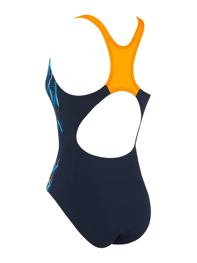 , view full size image of Front view of Product detail - Medusa Powerback Swimsuit MEDU