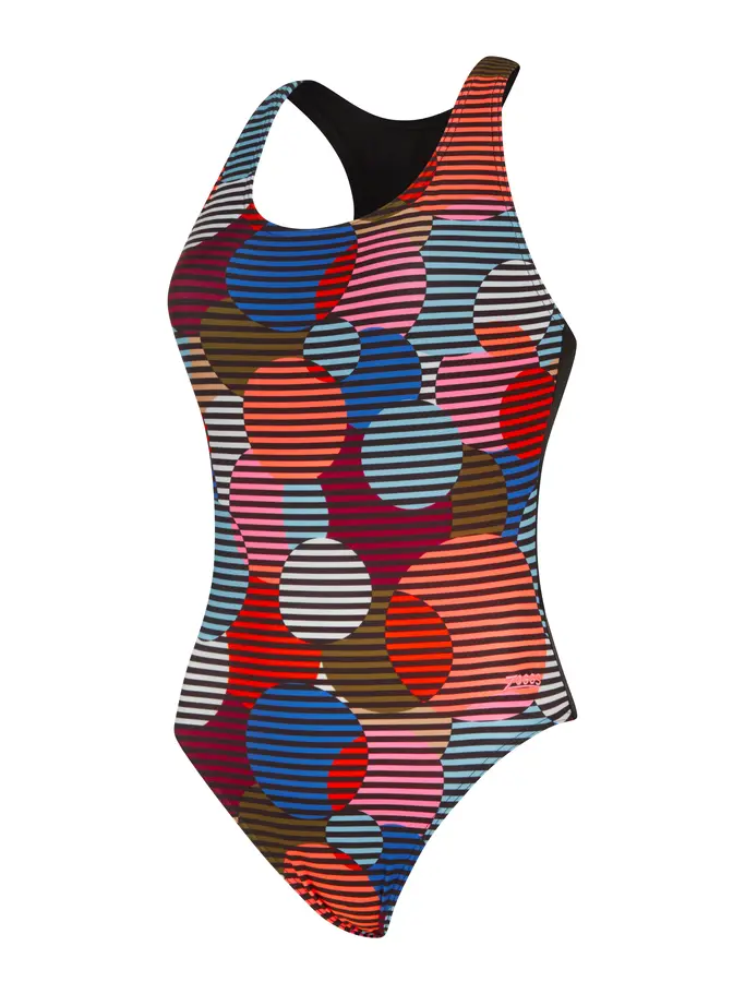 Sale,Clearance, view full size image of Front view of Product detail - Amalfi Sonicback Swimsuit AMAL