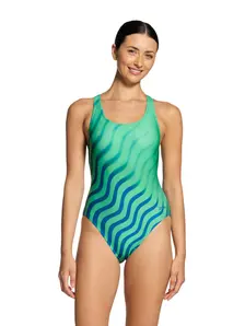 Display front view 1 of Product detail - Blue Disco Sonicback Swimsuit BLDI