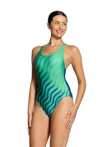 Display front view 4 of Product detail - Blue Disco Sonicback Swimsuit BLDI