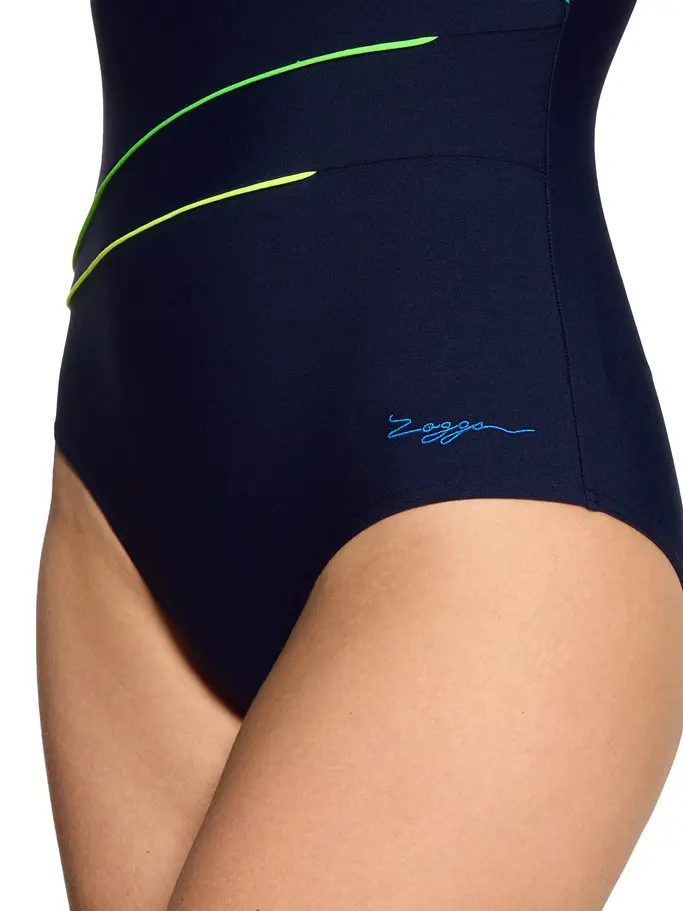 New, view full size image of Front view of Product detail - Octane Adjustable Macmasters Scoopback Swimsuit OCTA