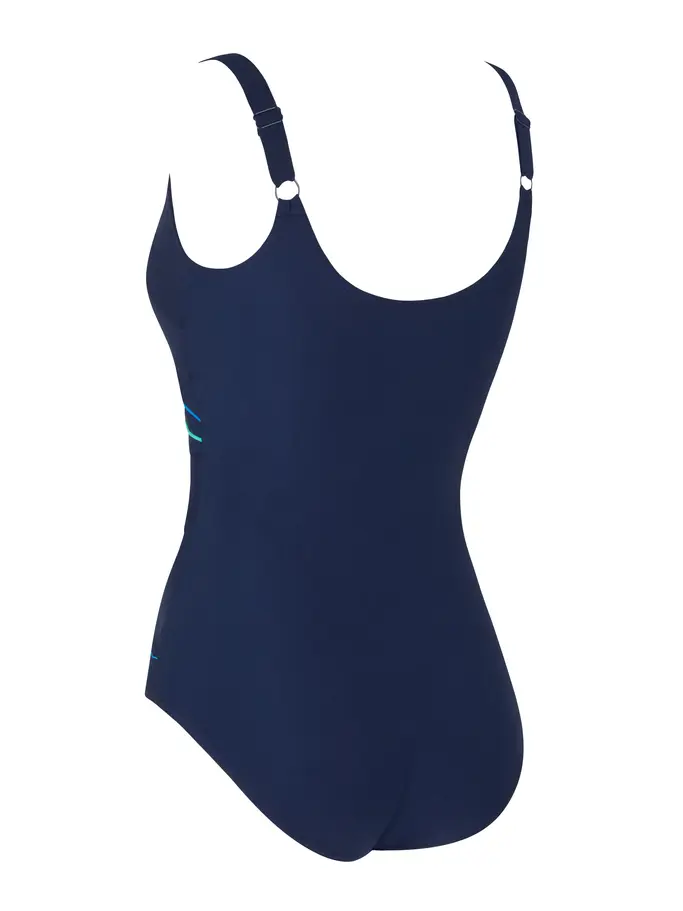New, view full size image of Front view of Product detail - Octane Adjustable Macmasters Scoopback Swimsuit OCTA