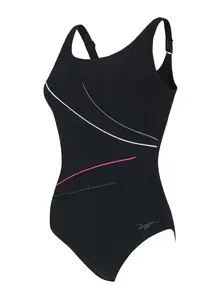 Display front view 5 of Product detail - Safari Leaf Macmasters Adjustable Scoopback Swimsuit SAFA