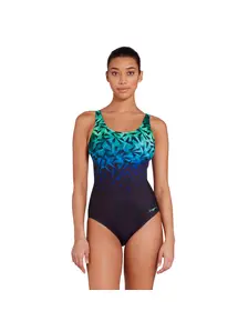 Display front view 1 of Product detail - Cyber Adjustable Scoopback Swimsuit CYBE