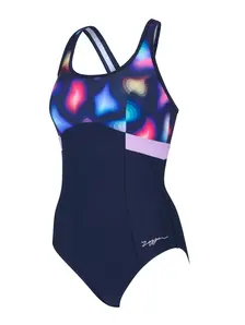 Display front view 5 of Product detail - Zephyr Dakota Printed Crossback Swimsuit ZEPH