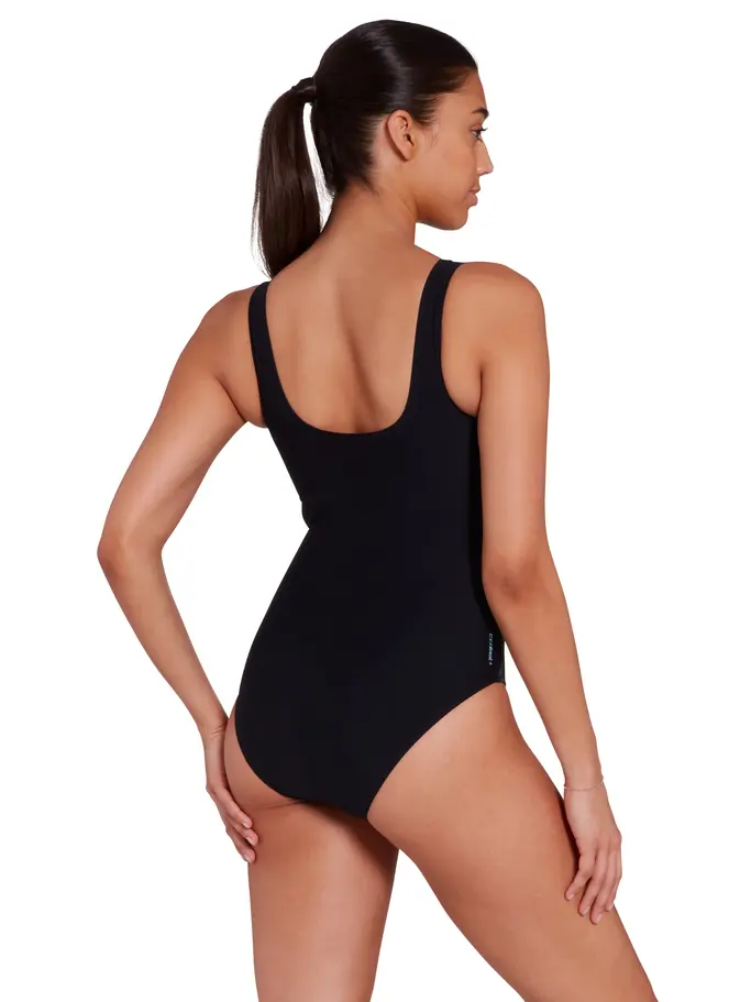 , view full size image of Front view of Product detail - Seafarer Scoopback Swimsuit SEAF