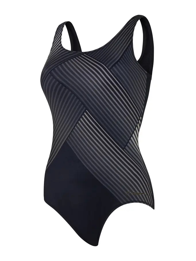 , view full size image of Front view of Product detail - Seafarer Scoopback Swimsuit SEAF