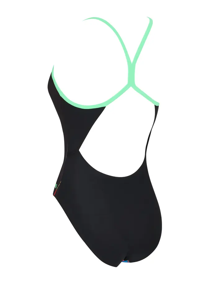 New, view full size image of Front view of Product detail - Skyscraper Sprintback Swimsuit SKYS