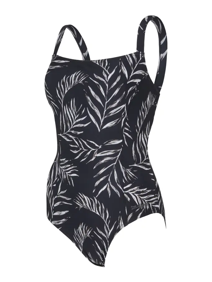 New, view full size image of Front view of Product detail - Safari Leaf Underwire Classicback Swimsuit SAFA