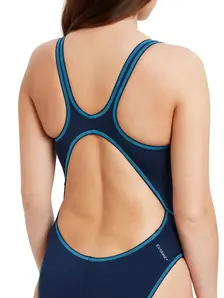 Display front view 4 of Product detail - Wire Masterback Swimsuit navy
