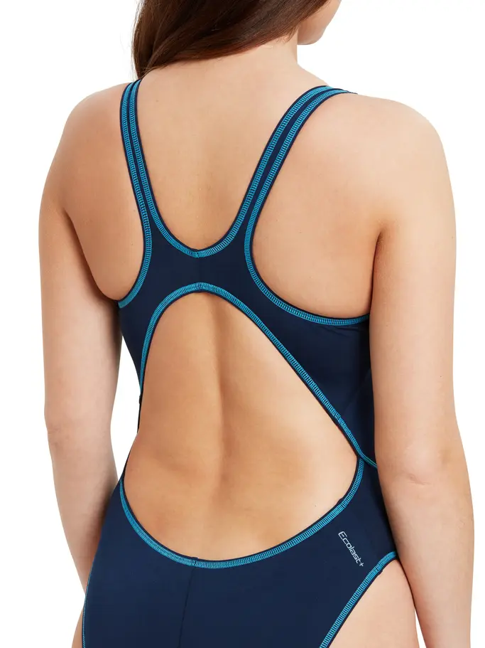 Sale, Ver imagen de tamaño completo de Vista frontal de Product detail - Wire Masterback Swimsuit navy