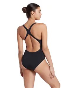 Display front view 2 of Product detail - Cottesloe Flyback Swimsuit black