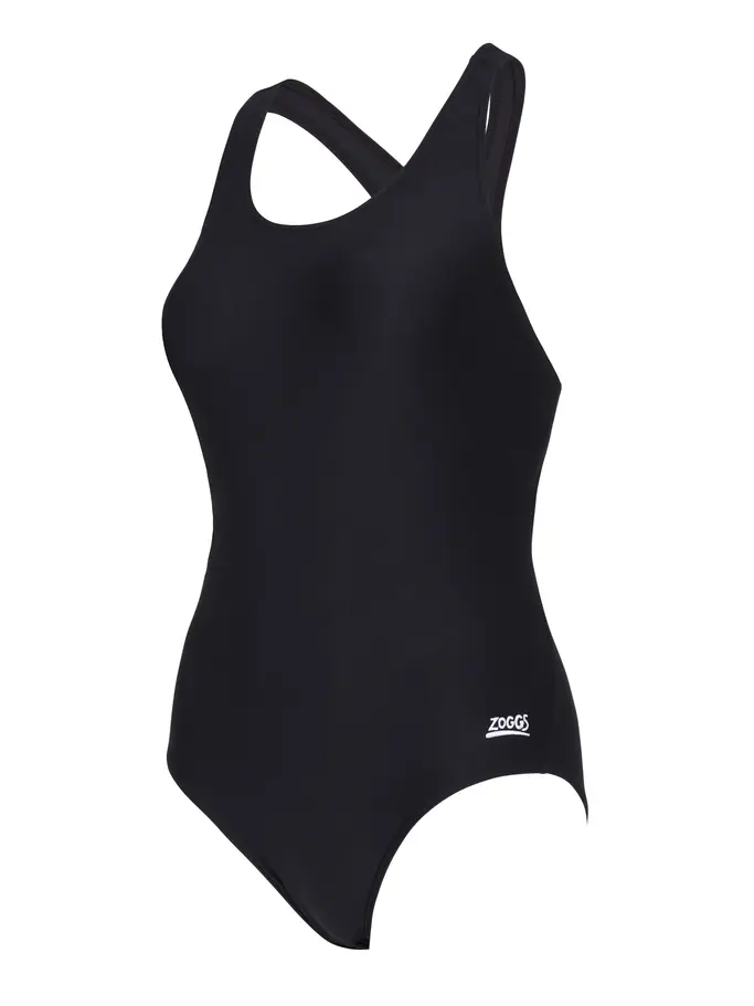 , view full size image of Front view of Product detail - Cottesloe Flyback Swimsuit black