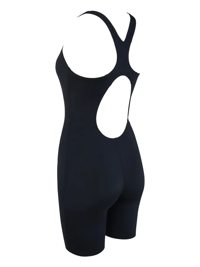 , view full size image of Front view of Product detail - Cottesloe Black One Piece Legsuit black