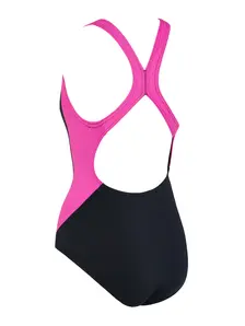 Display front view 6 of Product detail - Eaton Flyback Ecolast+ Swimsuit black/magenta