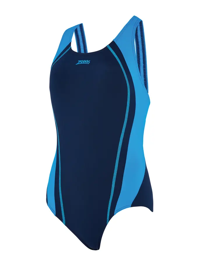 , Ver imagen de tamaño completo de Vista frontal de Product detail - Eaton Flyback One Piece Swimsuit navy/light blue