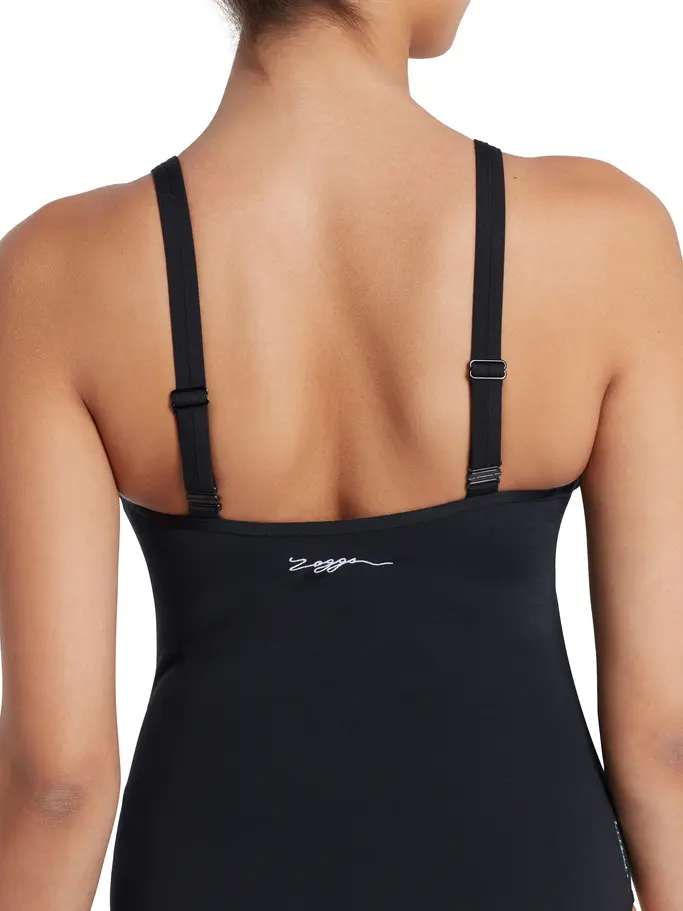, voir image en taille réelle de la vue frontale de Product detail - Multiway One Piece Swimsuit black