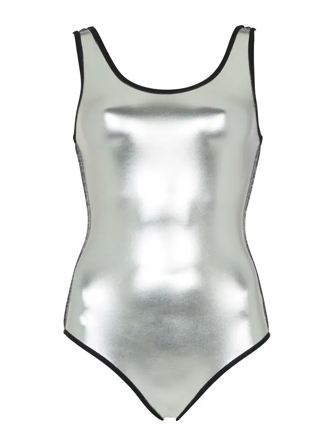 New, Ansicht Großes Bild der Vorderseite Product detail - Silver Lined Black Open Water Scoopback black