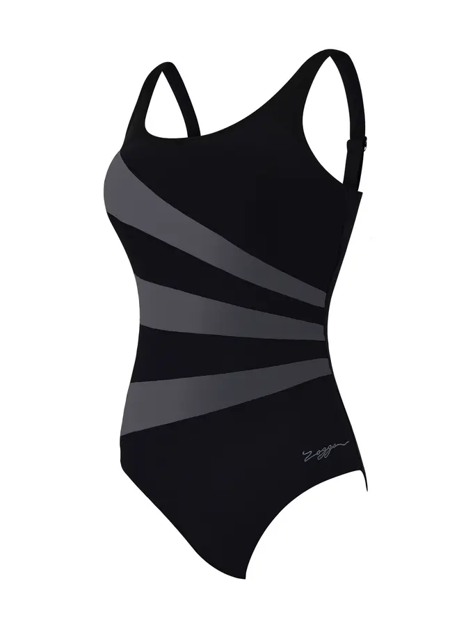 , Ver imagen de tamaño completo de Vista frontal de Product detail - Sandon Adjustable Scoopback One Piece black