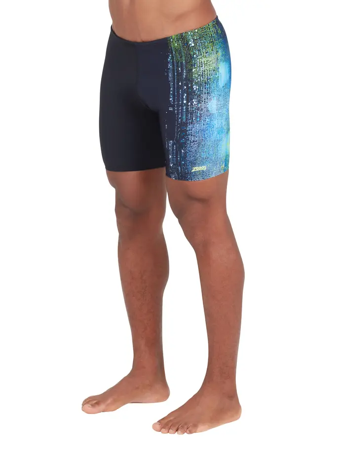 Sale, Ver imagen de tamaño completo de Vista frontal de Product detail - Mens Grit Print Mid Jammer GRIT