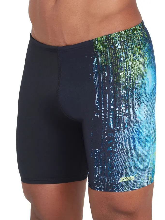 Sale, Ver imagen de tamaño completo de Vista frontal de Product detail - Mens Grit Print Mid Jammer GRIT
