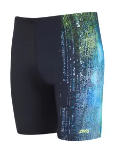 Display front view 6 of Product detail - Mens Grit Print Mid Jammer GRIT
