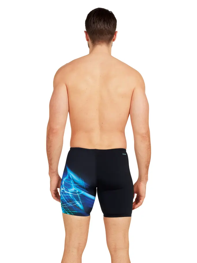 Sale, Ver imagen de tamaño completo de Vista frontal de Product detail - Mens Ocean Swirl Print Jammer OCSW