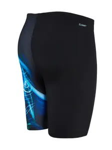 Display front view 4 of Product detail - Mens Ocean Swirl Print Jammer OCSW