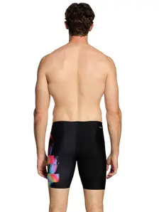 Display front view 2 of Product detail - Mens Sunset Print Mid Jammer SUNS