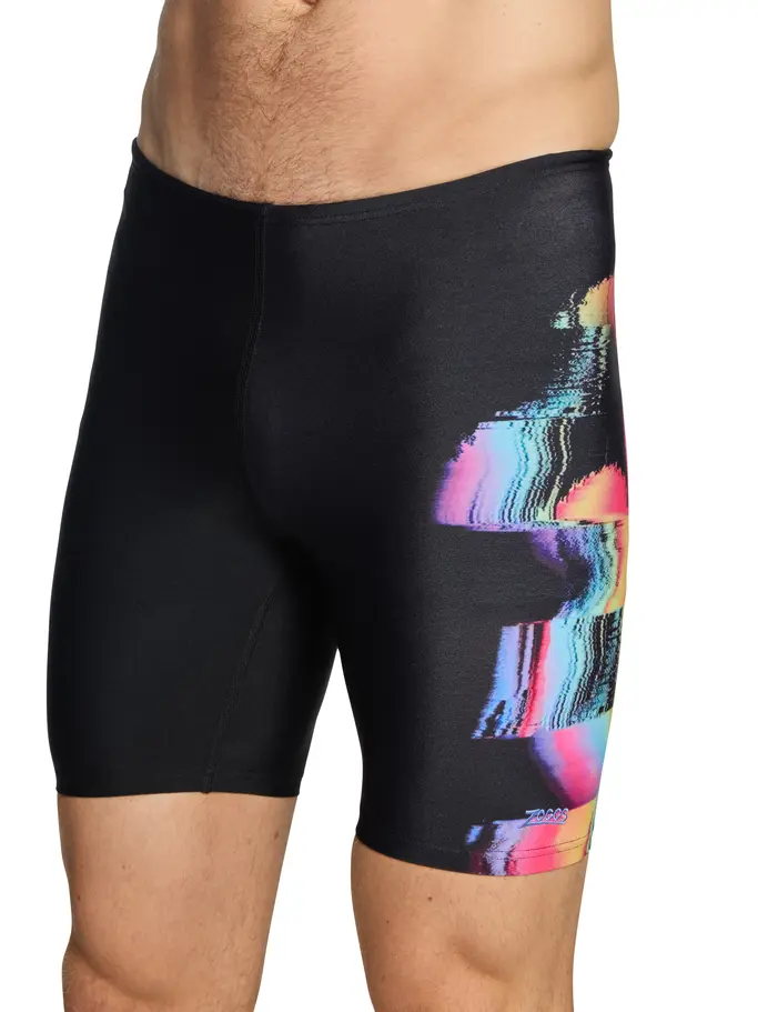 New, view full size image of Front view of Product detail - Mens Sunset Print Mid Jammer SUNS