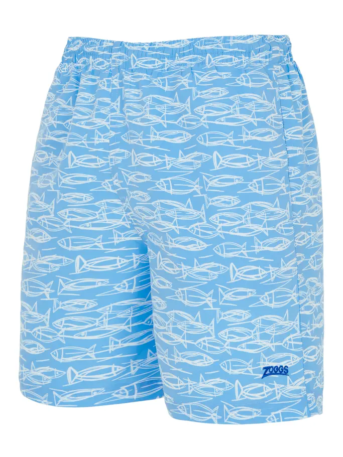 Sale,Clearance, view full size image of Front view of Product detail - Fish Fever Mens 16 Inch Water Shorts FIFE