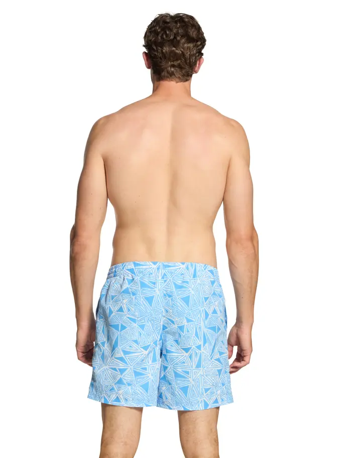 New, view full size image of Front view of Product detail - Mens Geometric Mens 16 Inch Water Shorts GEOM