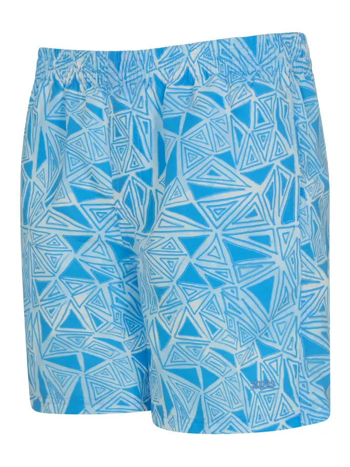 New, view full size image of Front view of Product detail - Mens Geometric Mens 16 Inch Water Shorts GEOM