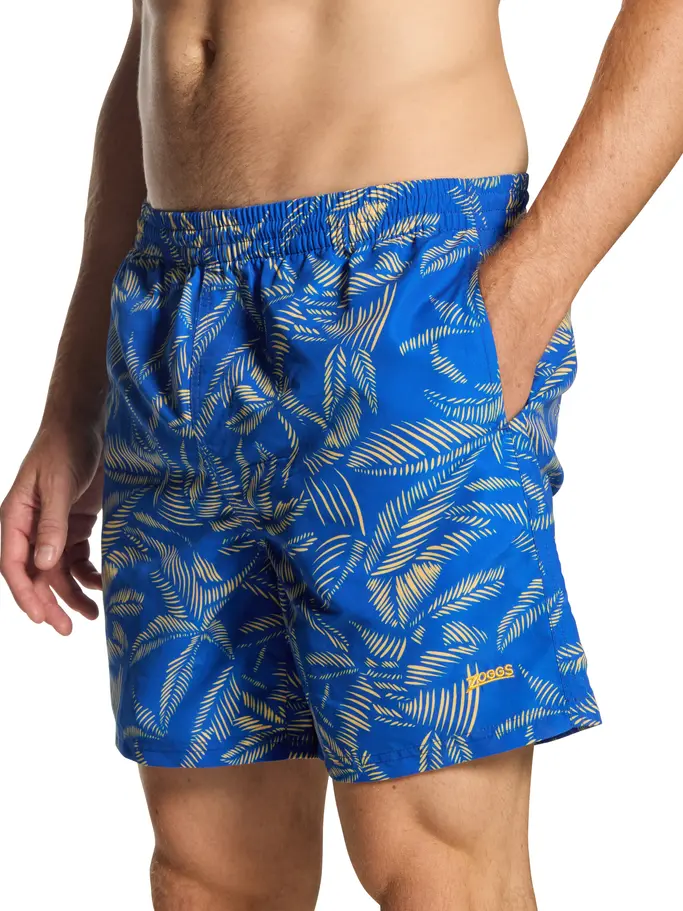 New, view full size image of Front view of Product detail - Mens Leaf Mens 16 Inch Water Shorts LEAF