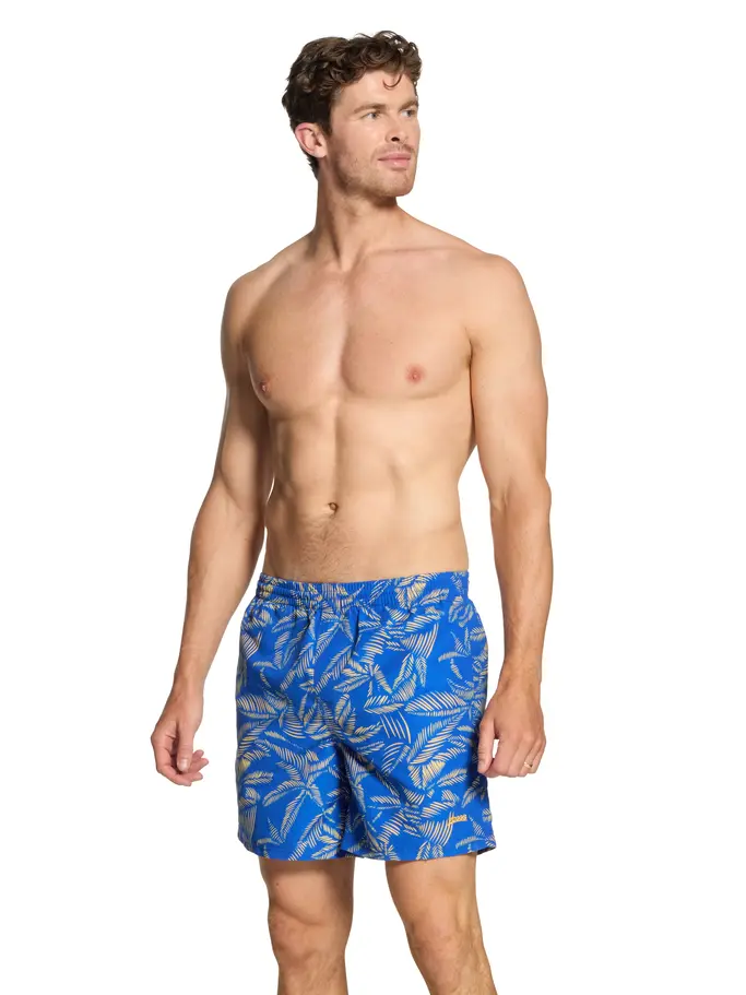 New, view full size image of Front view of Product detail - Mens Leaf Mens 16 Inch Water Shorts LEAF