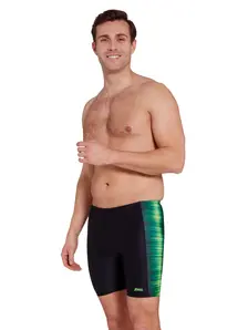 Display front view 3 of Product detail - Pipeline Green Panelled Mid Jammer PIGN