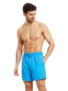 Display front view 1 of Product detail - Mens Mosman Washed 15 inch Shorts blue