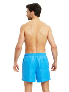 Display front view 2 of Product detail - Mens Mosman Washed 15 inch Shorts blue