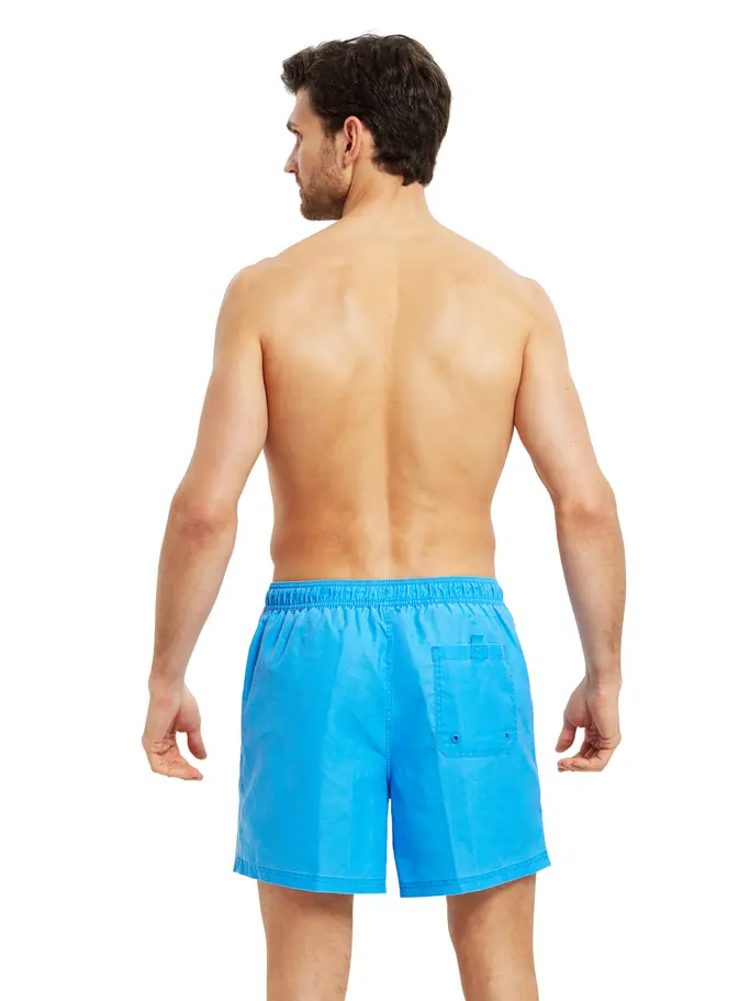 , voir image en taille réelle de la vue frontale de Product detail - Mens Mosman Washed 15 inch Shorts blue