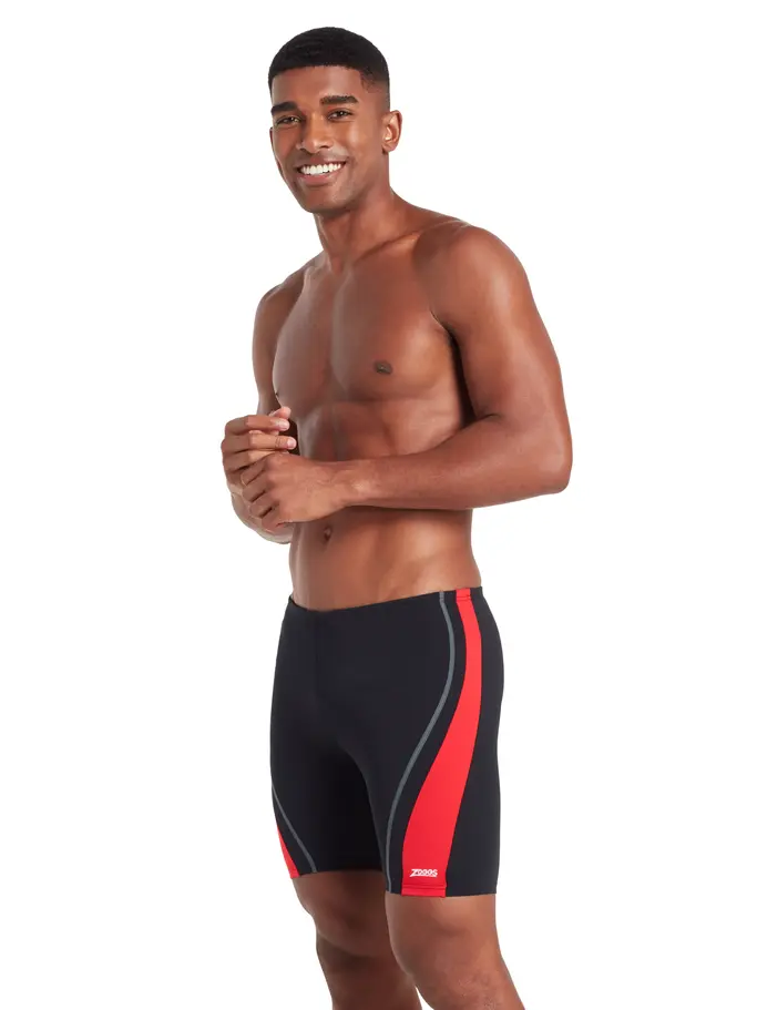 Sale, Ver imagen de tamaño completo de Vista frontal de Product detail - Mens Eaton Mid Jammer black/red