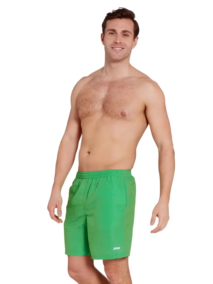 , view full size image of Front view of Product detail - Mens Penrith 17" Shorts - Ecodura apple green